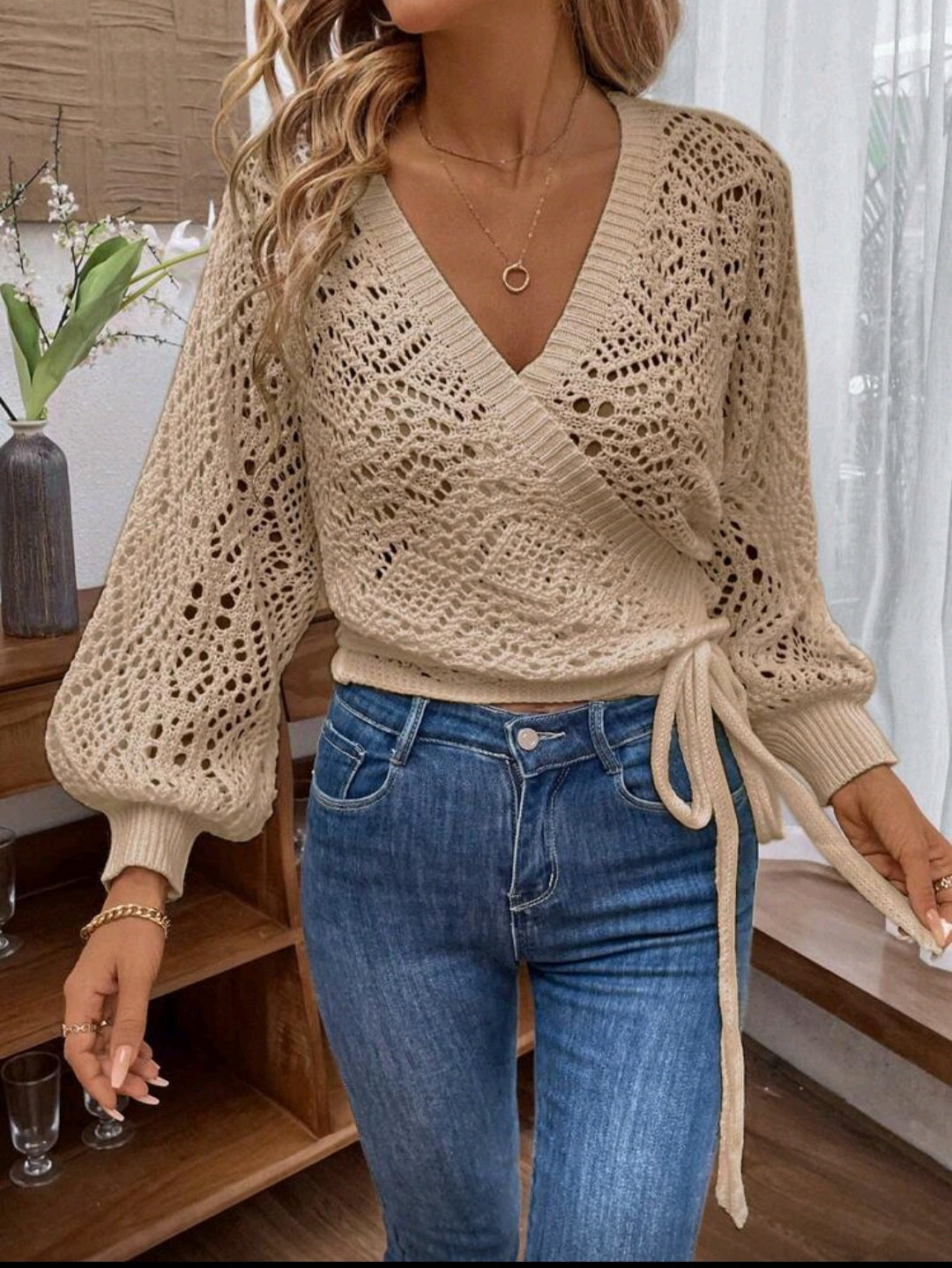 Cardiguan Khaki V.Neck