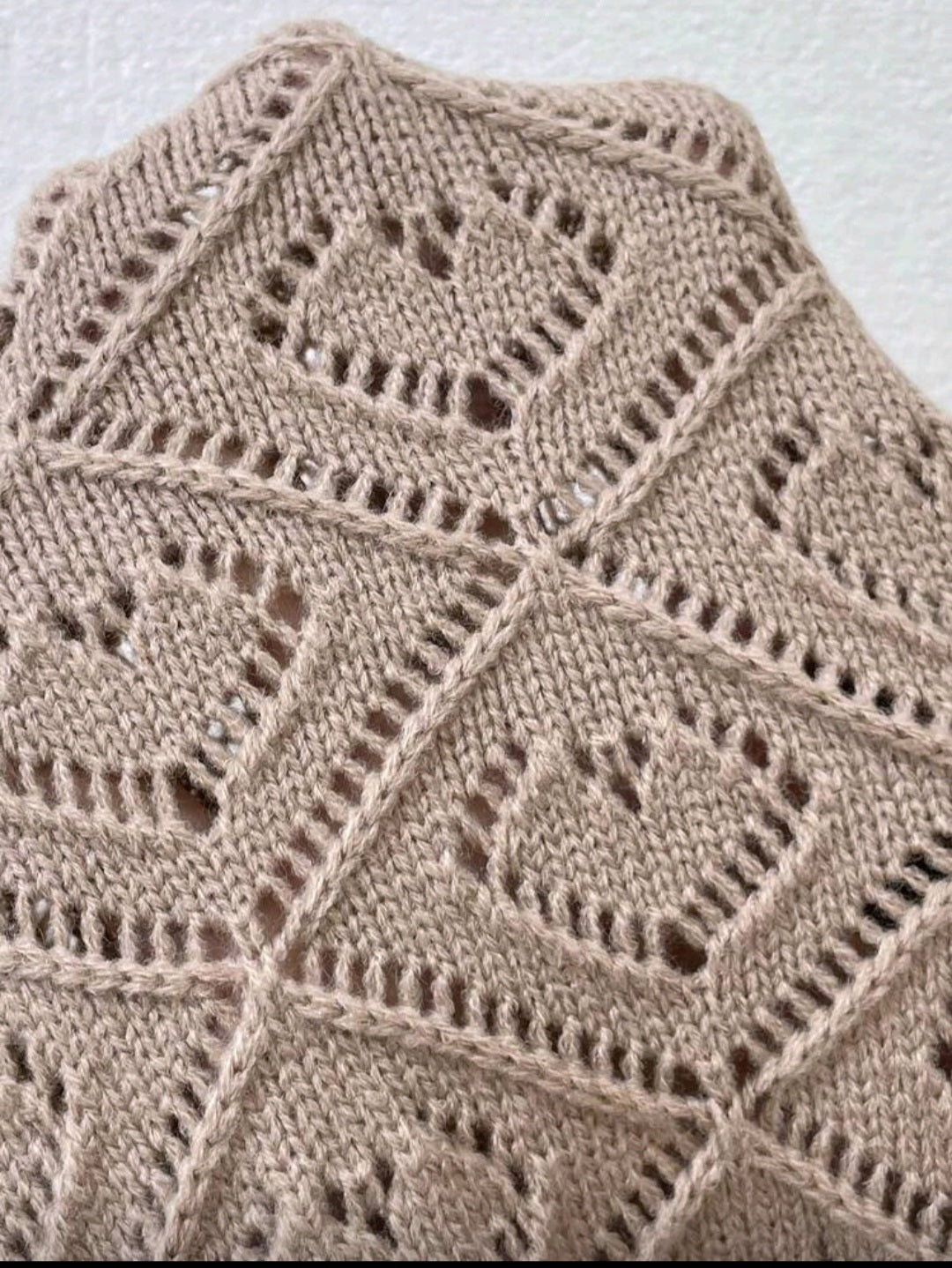 Cardiguan Khaki Round Neck